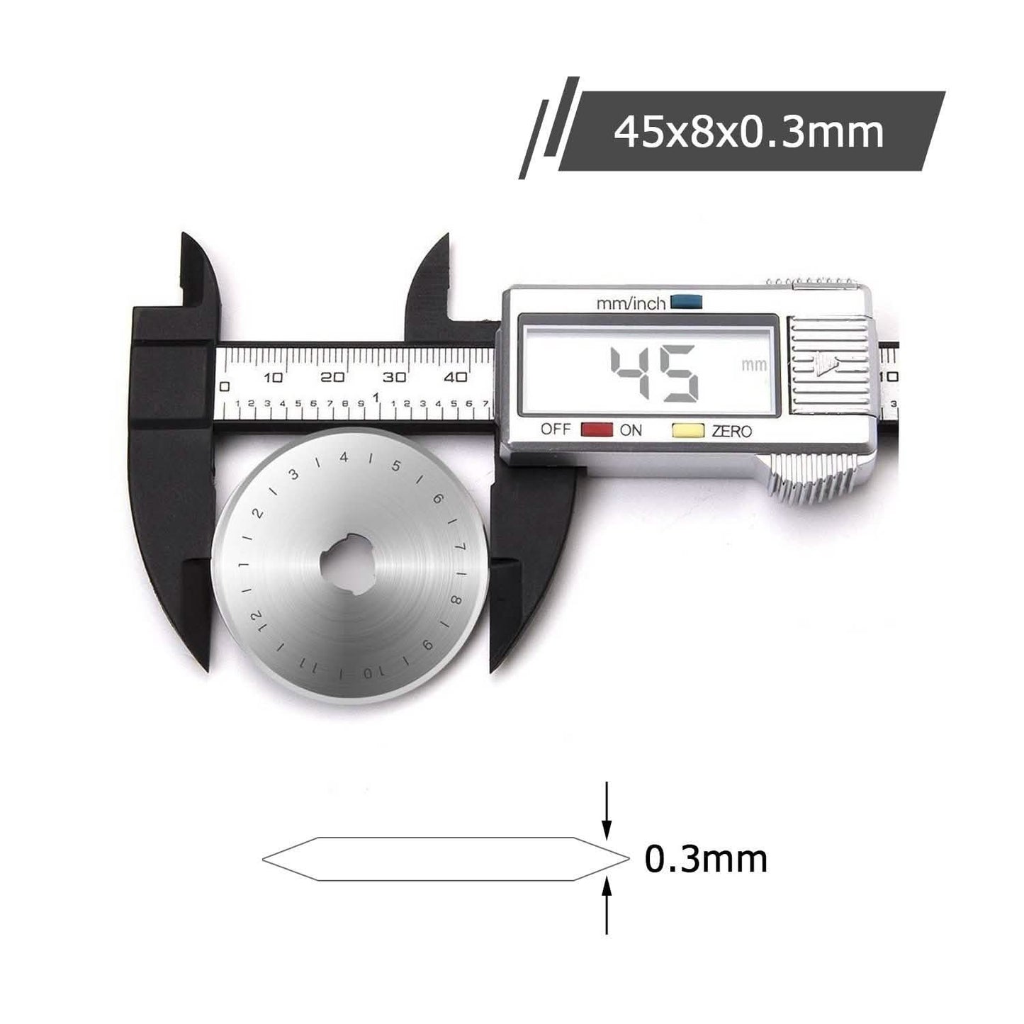 12-Piece Set: 45mm Rotary Cutter Blades DailySale