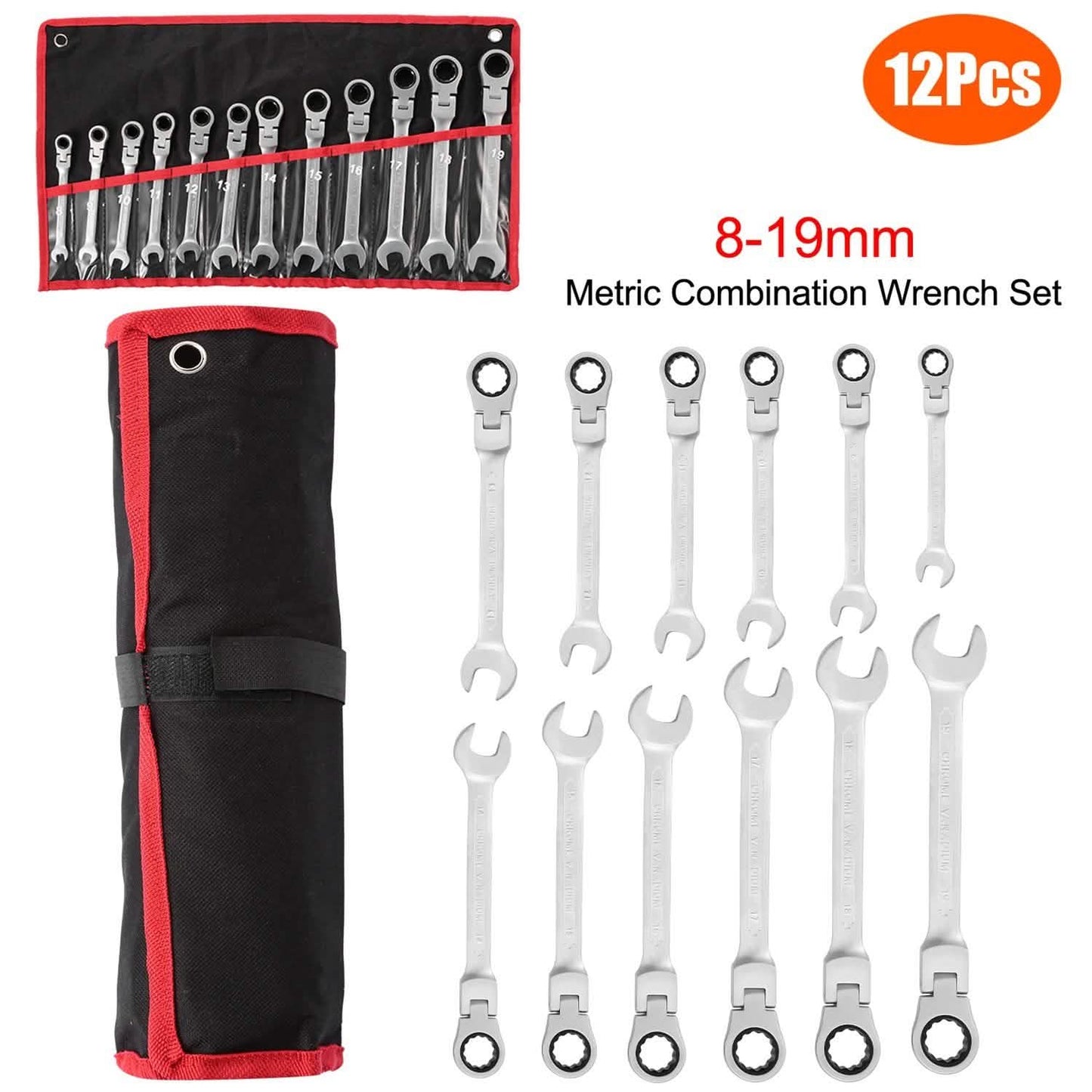 12-Piece Set: 8-19mm Metric Combination Wrench DailySale