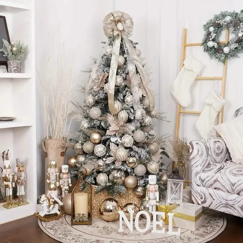 12-Piece Set:  Large Sparkling Glittering Sequins Foam Ball Ornaments DailySale