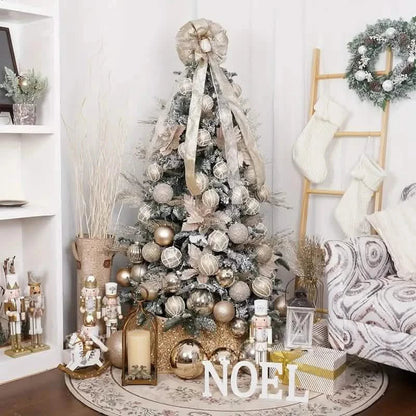 12-Piece Set:  Large Sparkling Glittering Sequins Foam Ball Ornaments DailySale