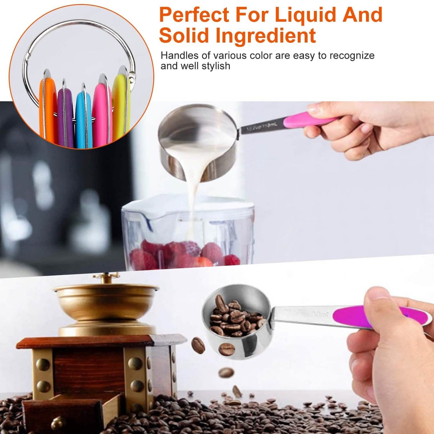 12-Piece: Stainless Steel Measuring Cups Spoons Set DailySale