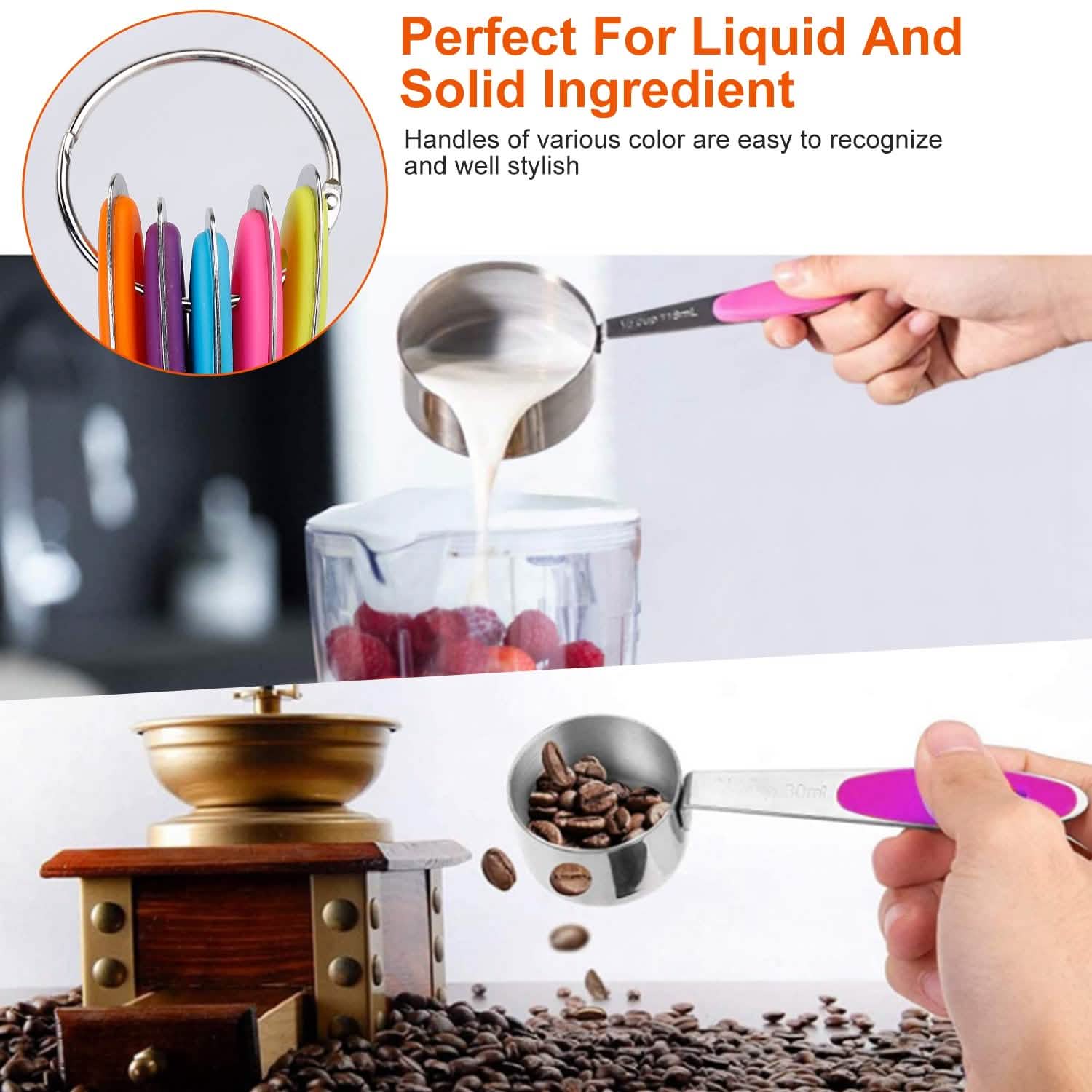 12-Piece: Stainless Steel Measuring Cups Spoons Set DailySale