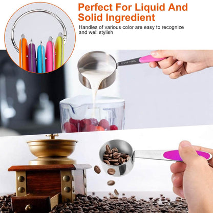12-Piece: Stainless Steel Measuring Cups Spoons Set DailySale