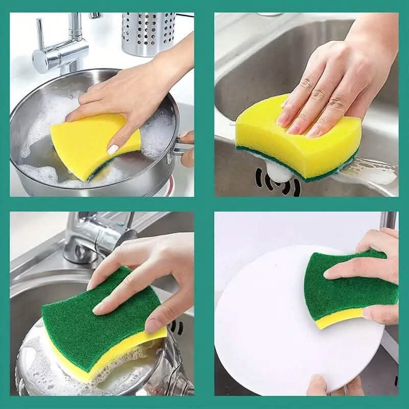 12-Piece: Ultra-Fine Microfiber Kitchen Cleaning Sponge DailySale