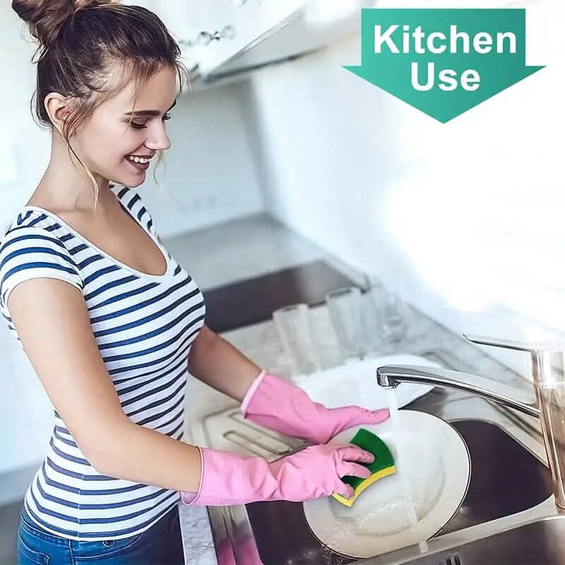 12-Piece: Ultra-Fine Microfiber Kitchen Cleaning Sponge DailySale