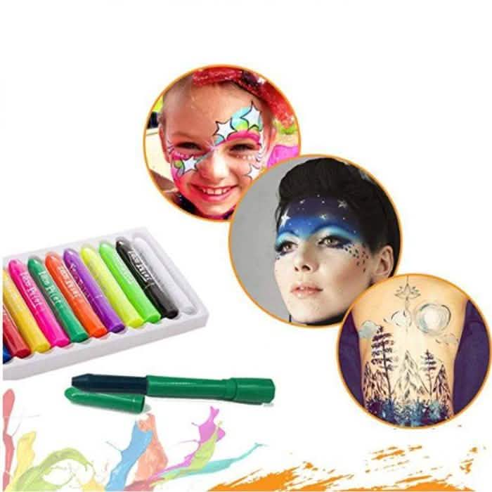 12-Piece: Washable Face Paint Crayons DailySale