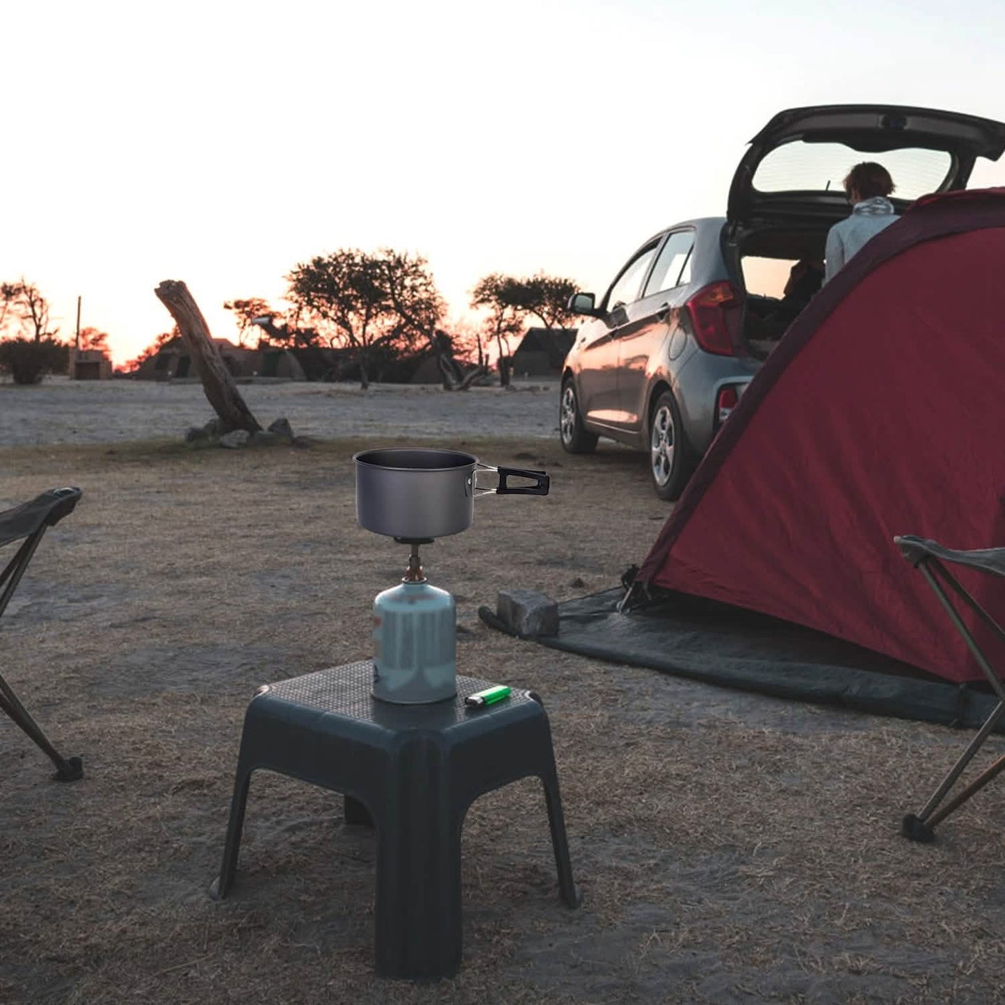 12-Pieces: Camping Cookware Set DailySale