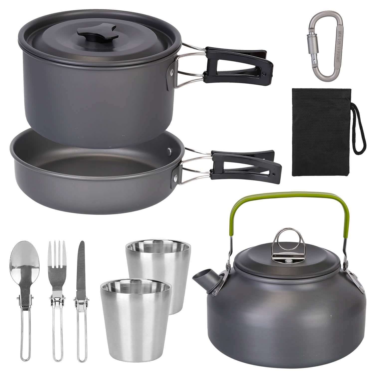 12-Pieces: Camping Cookware Set DailySale