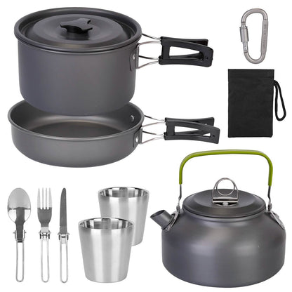 12-Pieces: Camping Cookware Set DailySale