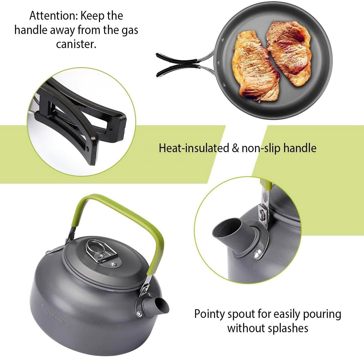 12-Pieces: Camping Cookware Set DailySale