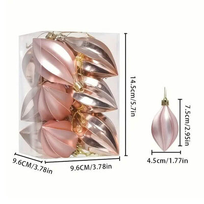 12-Pieces: Christmas Tree Pendant Decorations DailySale