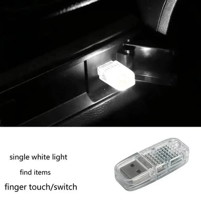 12-Pieces: Colorful Lights Car USB Atmosphere Lights DailySale