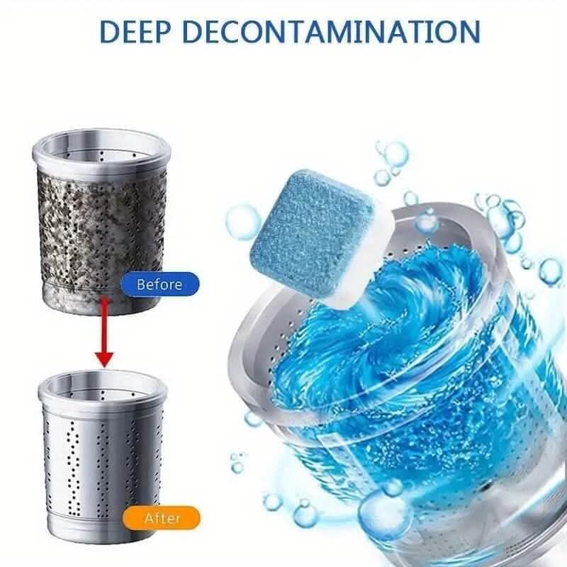 12-Pieces: Effervescent Washing Machine Cleaner Tablets DailySale