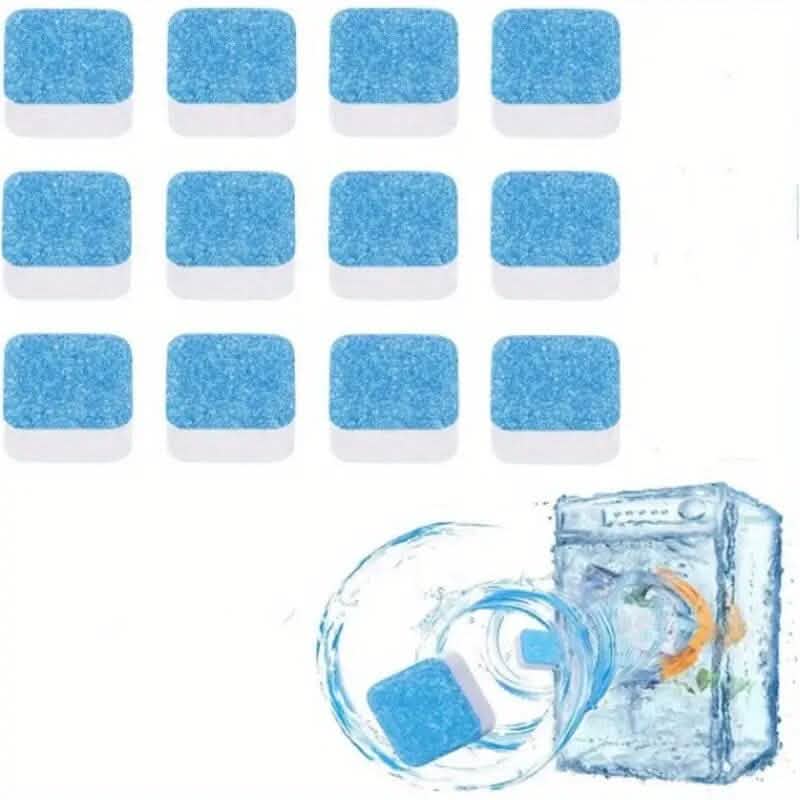 12-Pieces: Effervescent Washing Machine Cleaner Tablets DailySale