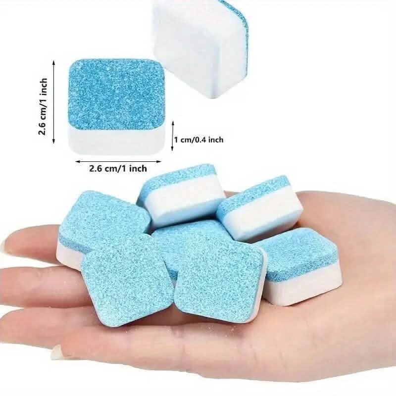 12-Pieces: Effervescent Washing Machine Cleaner Tablets DailySale