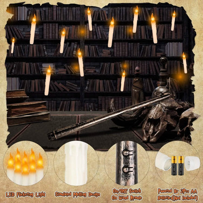 12-Pieces: Flameless LED Magic Floating Candles DailySale