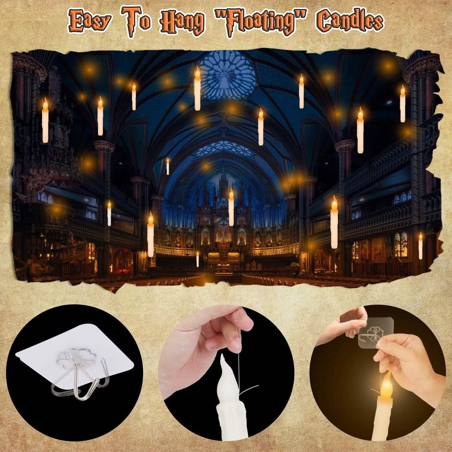 12-Pieces: Flameless LED Magic Floating Candles DailySale