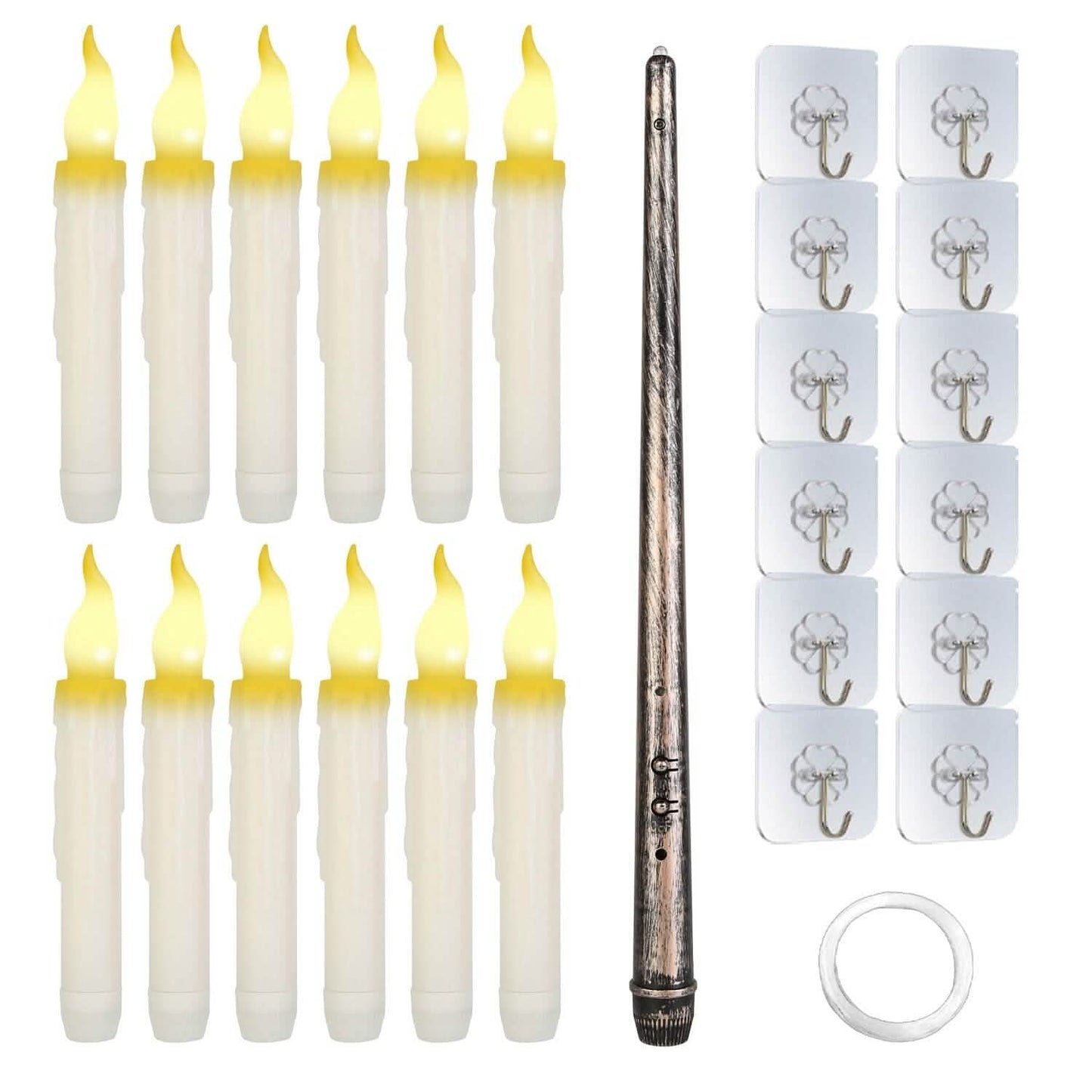 12-Pieces: Flameless LED Magic Floating Candles DailySale