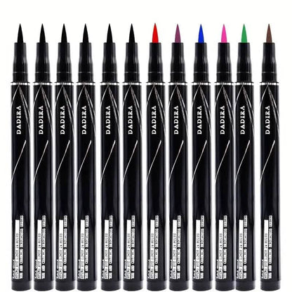12-Pieces: Luxurious Waterproof Long-Wearing Liquid Eyeliner Set DailySale