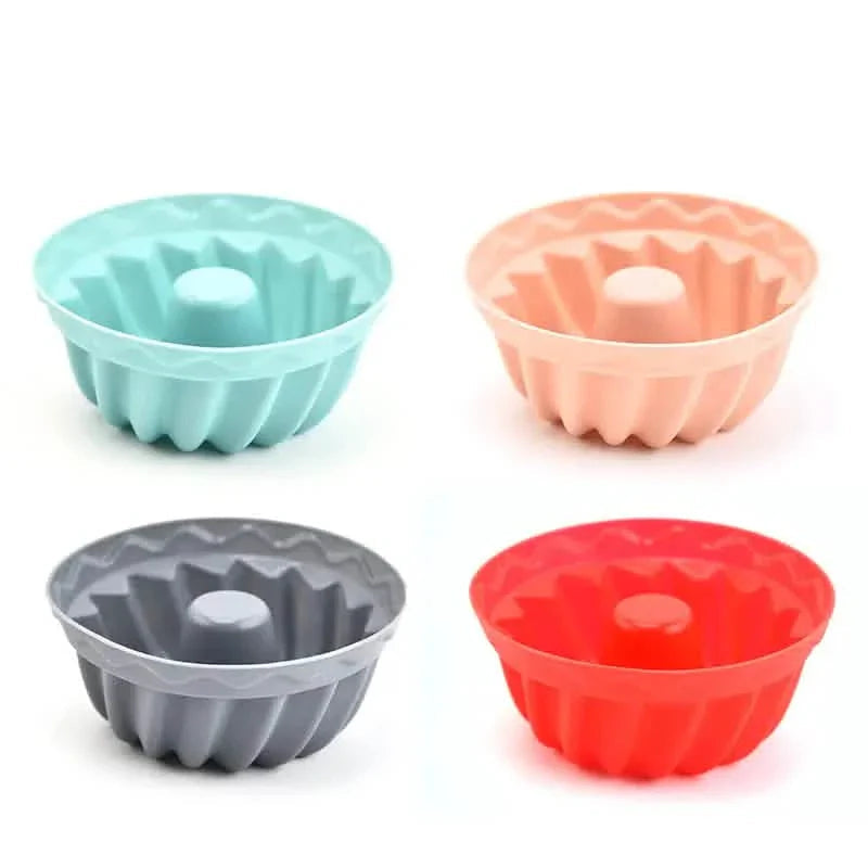 12-Pieces: Silicone Heritage Bundtlette Cake Mold DailySale