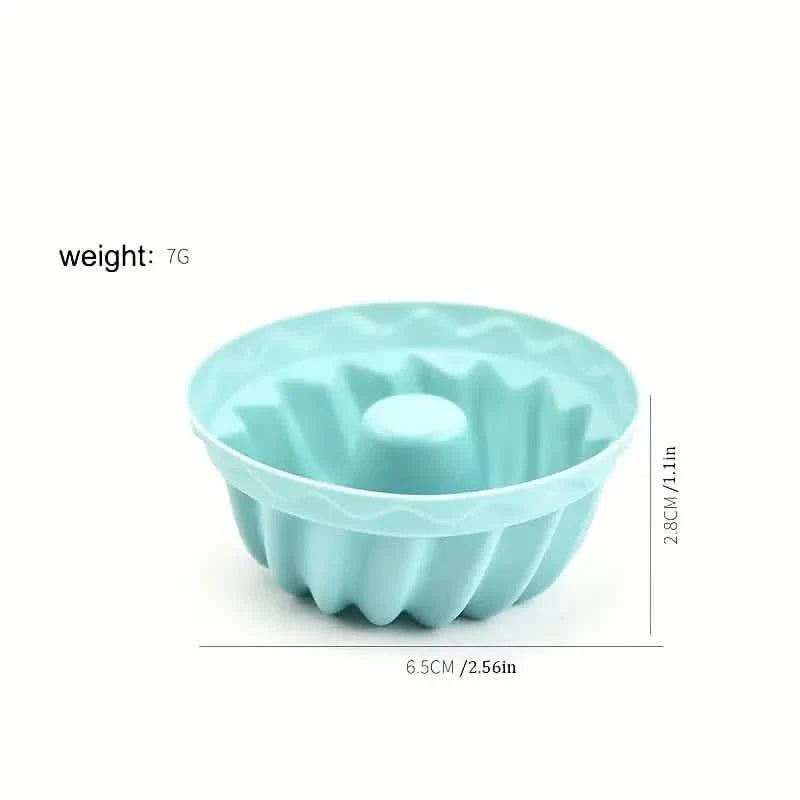 12-Pieces: Silicone Heritage Bundtlette Cake Mold DailySale