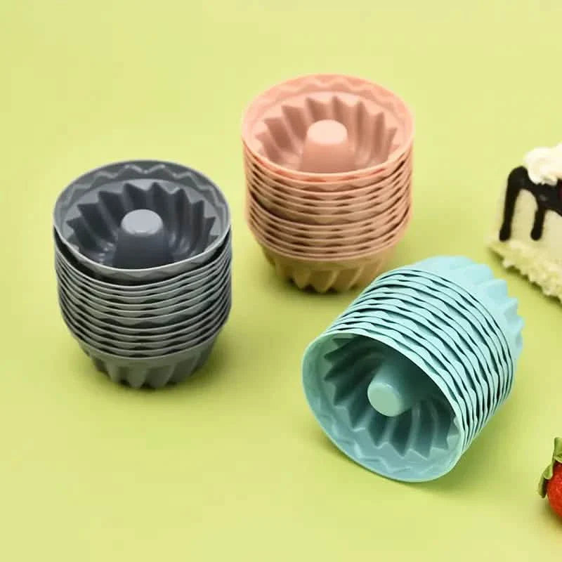 12-Pieces: Silicone Heritage Bundtlette Cake Mold DailySale