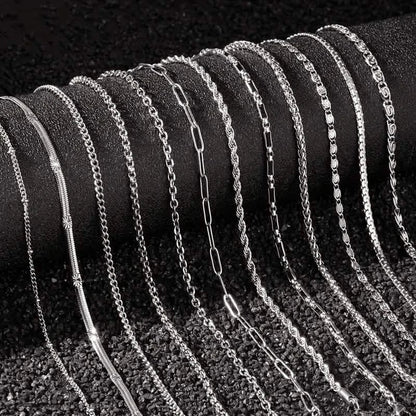 12-Pieces: Stainless Steel Clavicle Necklace Set DailySale