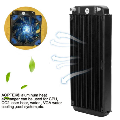 12 Pipe Aluminum CPU CO2 Laser Water Cool System Computer R240 DailySale