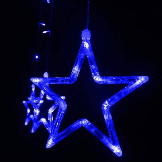 12 Stars 138 LED Curtain String Lights DailySale