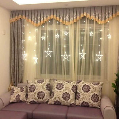 12 Stars 138 LED Curtain String Lights DailySale