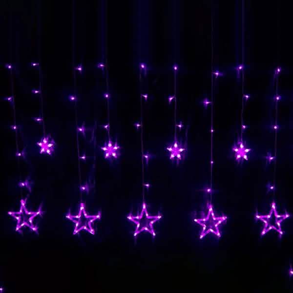 12 Stars 138 LED Curtain String Lights DailySale
