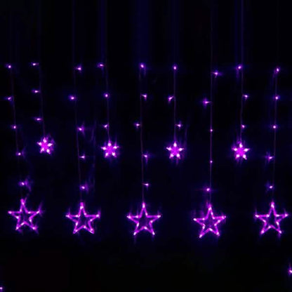 12 Stars 138 LED Curtain String Lights DailySale