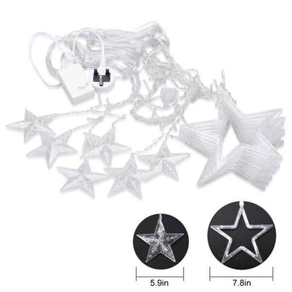 12 Stars 138 LED Curtain String Lights DailySale