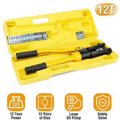 12 Ton Hydraulic Wire Crimper DailySale