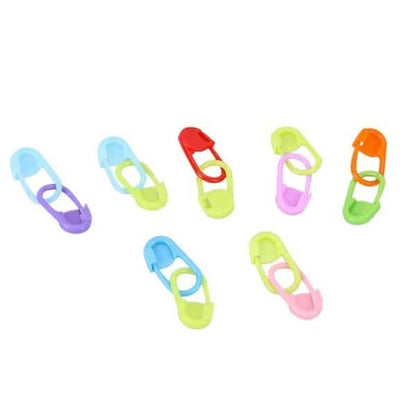 120-Pack: Mix Color Plastic Knitting Tools Locking Stitch Markers Crochet DailySale
