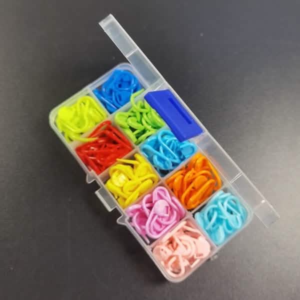 120-Pack: Mix Color Plastic Knitting Tools Locking Stitch Markers Crochet DailySale