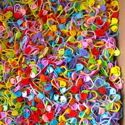120-Pack: Mix Color Plastic Knitting Tools Locking Stitch Markers Crochet DailySale