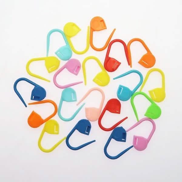 120-Pack: Mix Color Plastic Knitting Tools Locking Stitch Markers Crochet DailySale