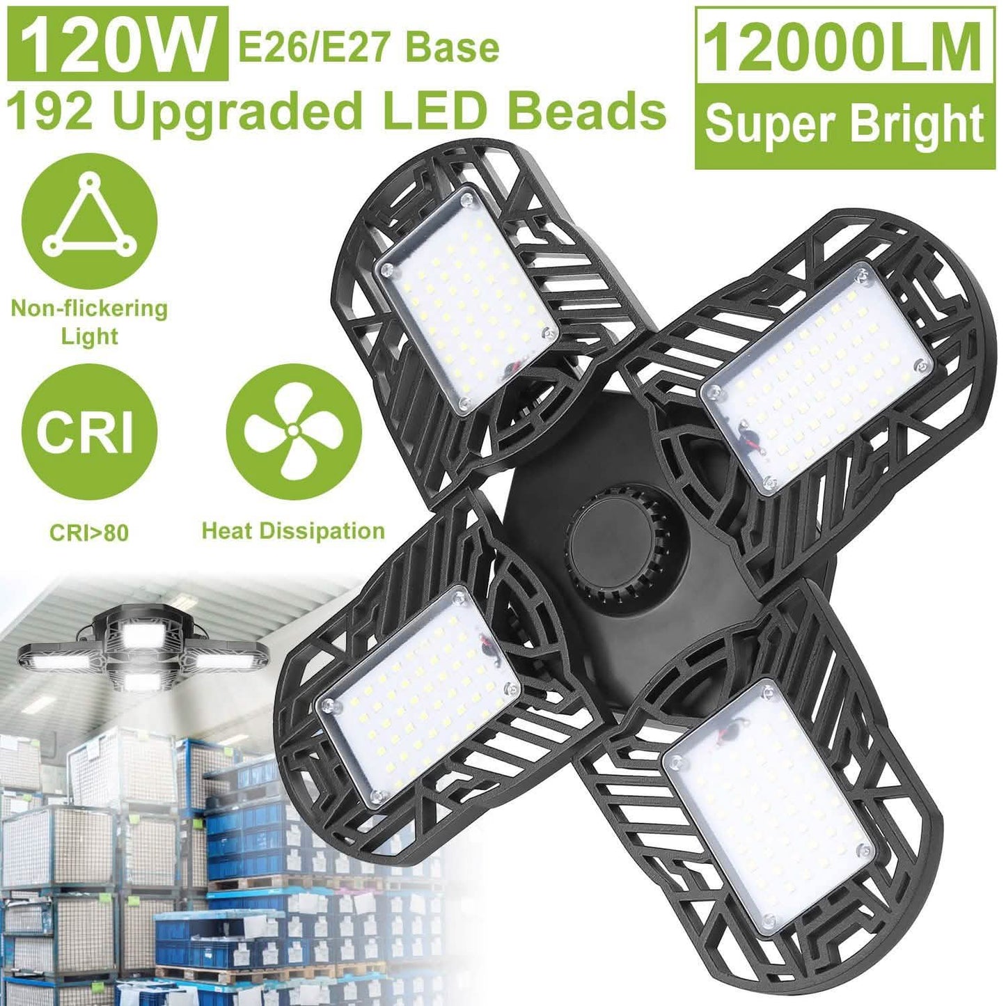 12000LM LED Garage Light DailySale