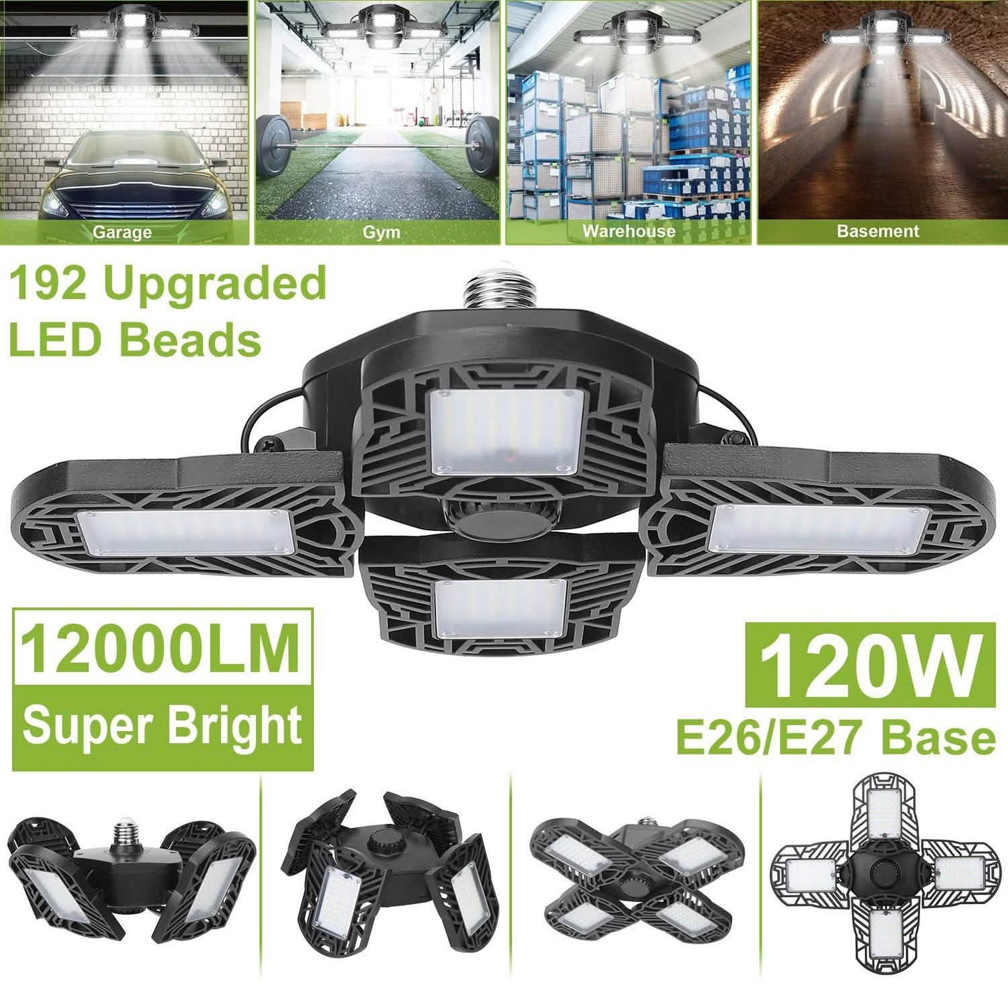 12000LM LED Garage Light DailySale