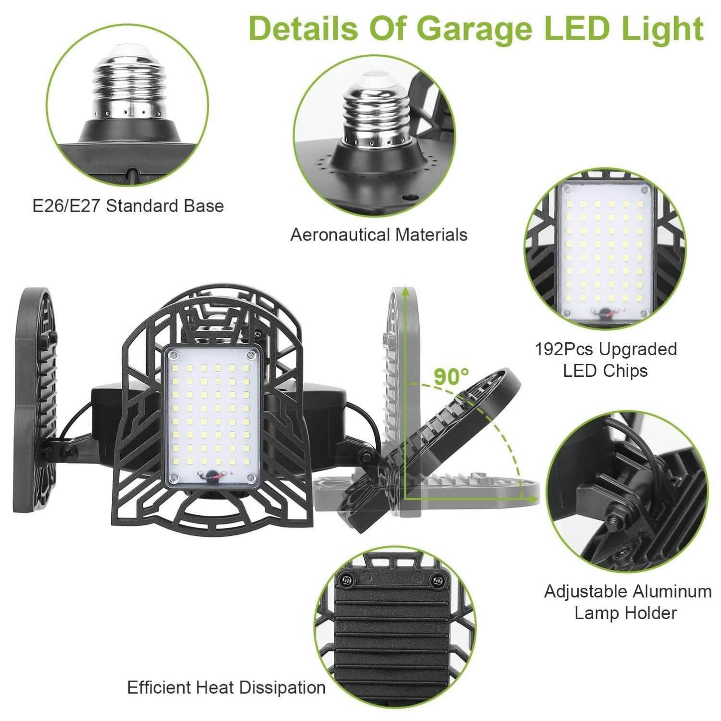 12000LM LED Garage Light DailySale