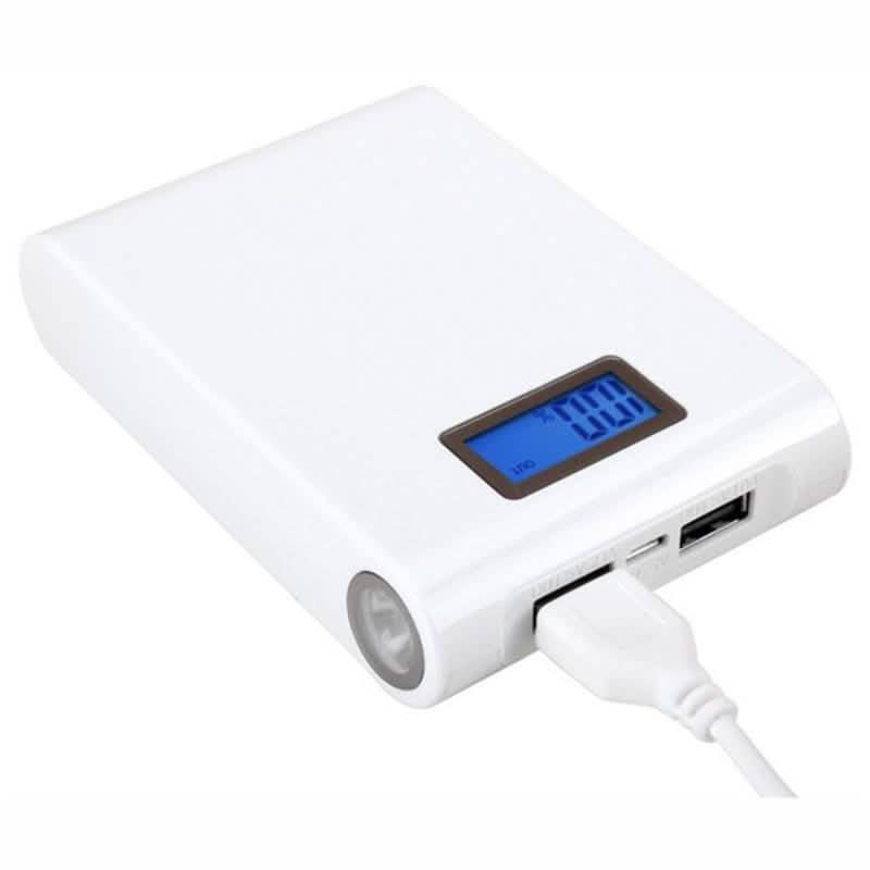 12,000mAh Safe External Battery PowerBank and Flashlight DailySale