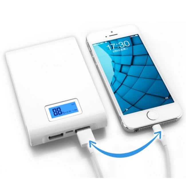12,000mAh Safe External Battery PowerBank and Flashlight DailySale