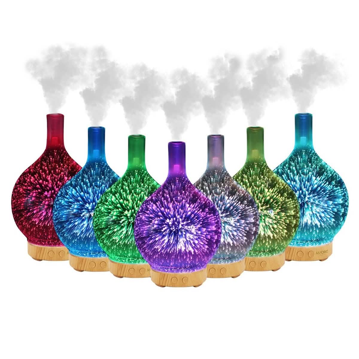 3D Changing Led Lights Aromatherapy Essential Oil Diffuser DailySale