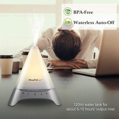 120ml Cool Mist Humidifier Ultrasonic Aroma Essential Oil Diffuser DailySale