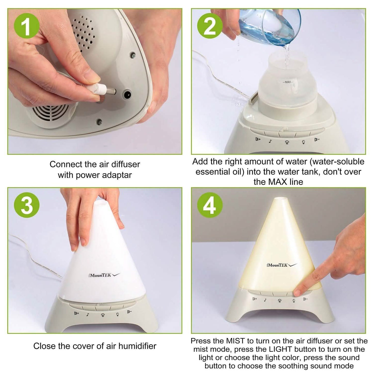 120ml Cool Mist Humidifier Ultrasonic Aroma Essential Oil Diffuser DailySale
