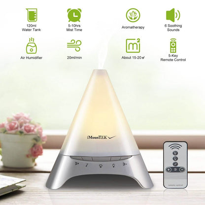 120ml Cool Mist Humidifier Ultrasonic Aroma Essential Oil Diffuser DailySale