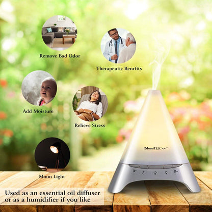 120ml Cool Mist Humidifier Ultrasonic Aroma Essential Oil Diffuser DailySale