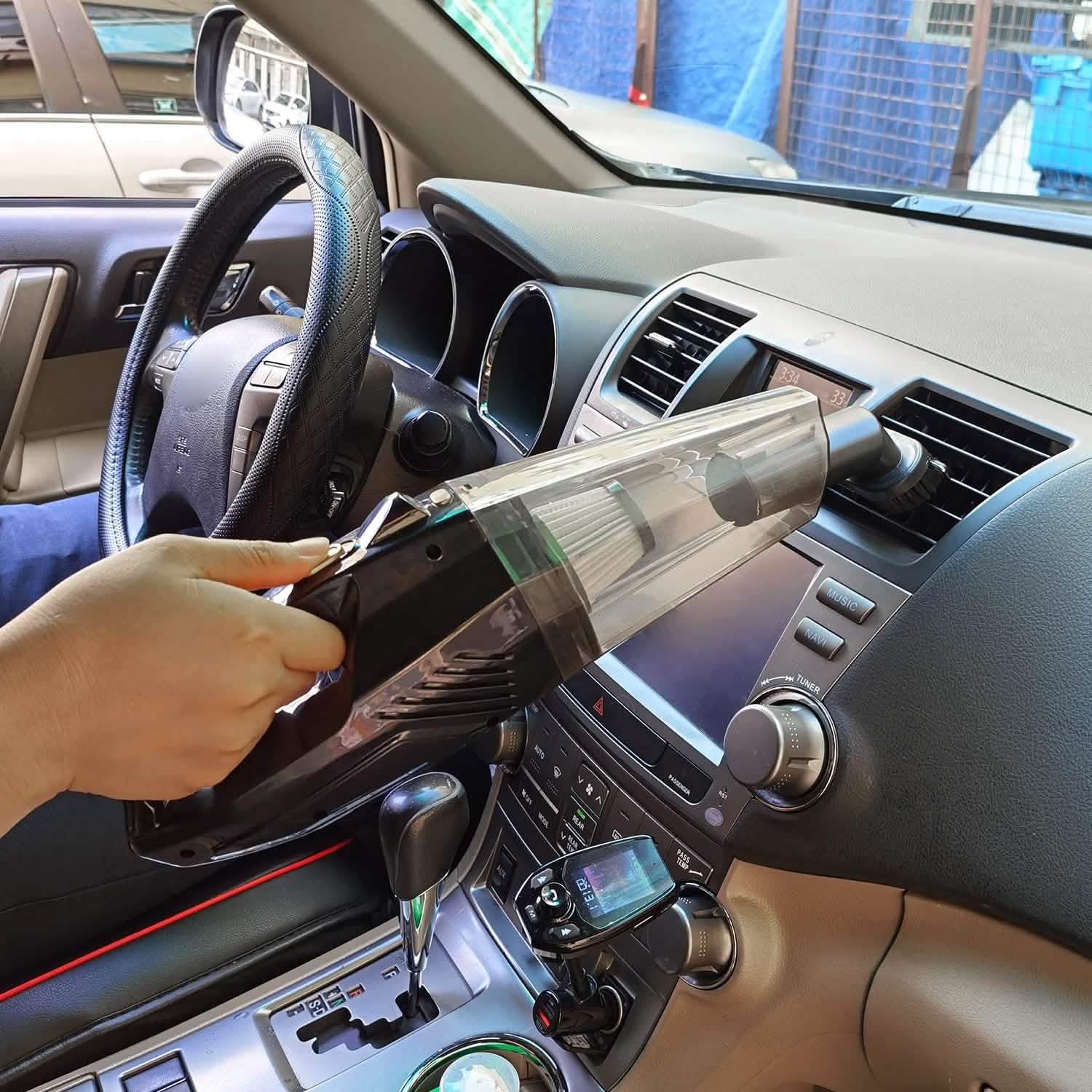120W 8000PA Handheld Cordless Car Vacuum Cleaner with Accessory kit DailySale