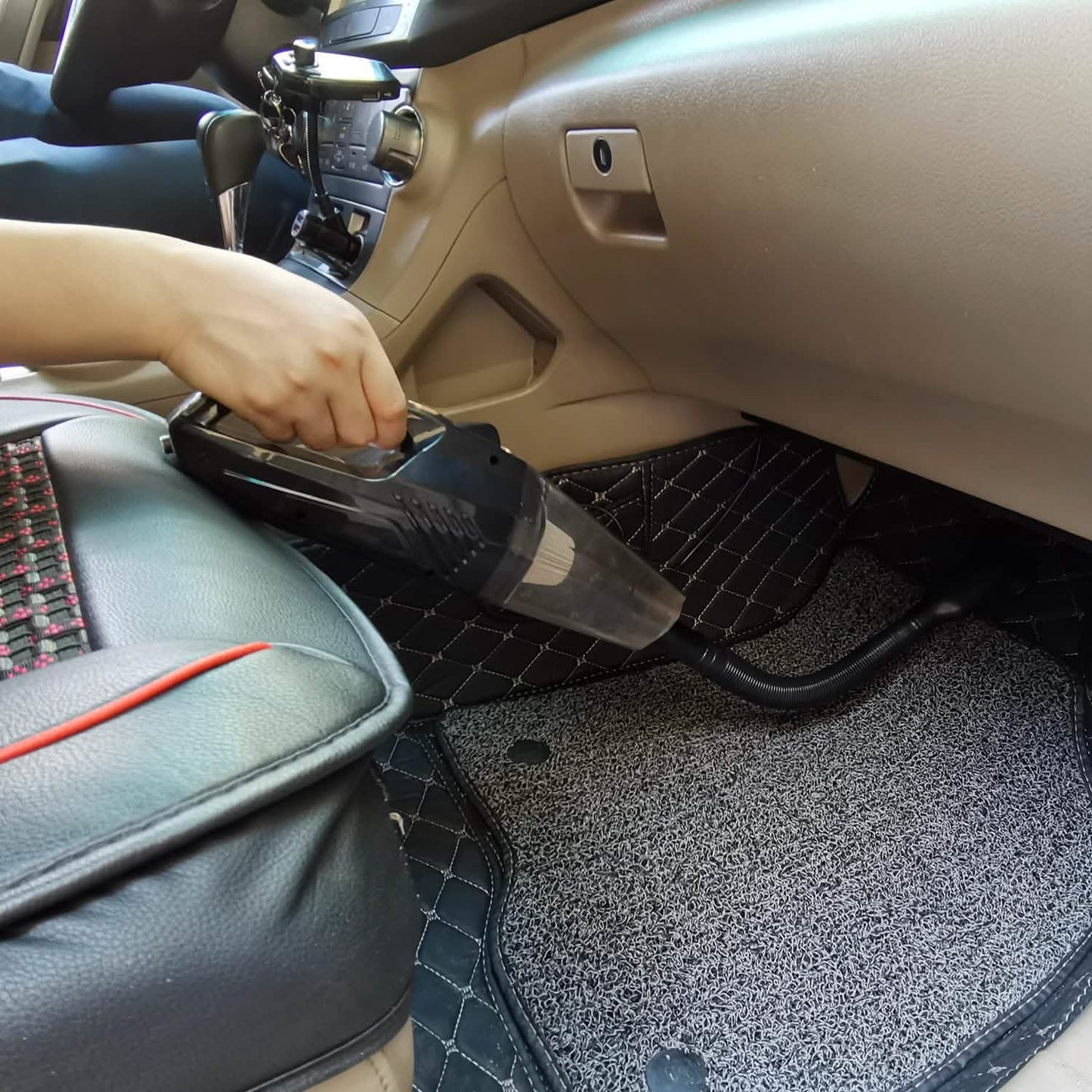 120W 8000PA Handheld Cordless Car Vacuum Cleaner with Accessory kit DailySale